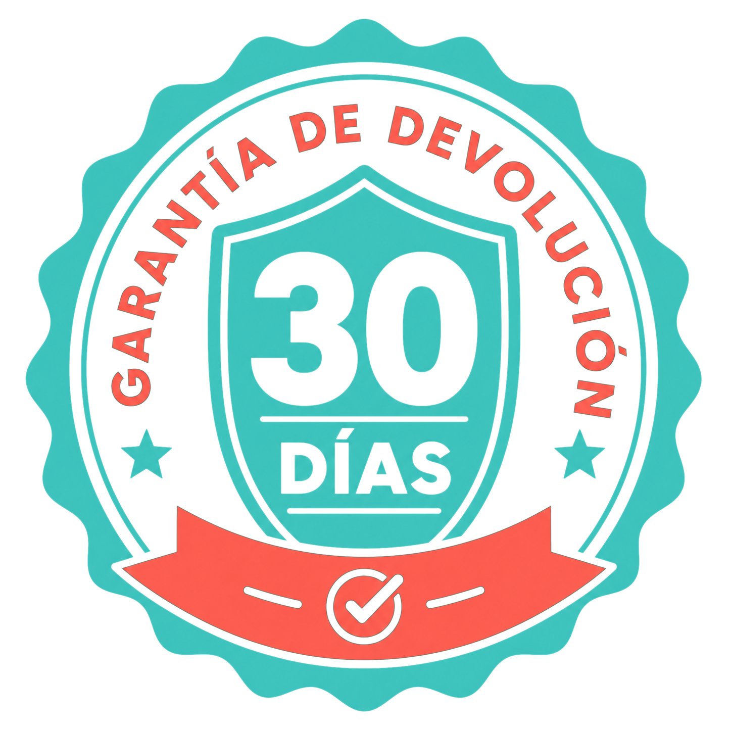 Garantía de devolución del dinero de 30 días
